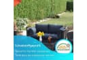 NYVI SmartLounge Loungekissen 4x 60x40 cm Grau Wasserabweisend Bild 4