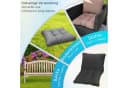 NYVI SmartLounge Loungekissen 4x 60x40 cm Grau Wasserabweisend Bild 5