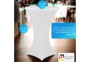NYVI Stehtischhusse Gala 80cm Weiß Elastische Stretchhusse Bild 3