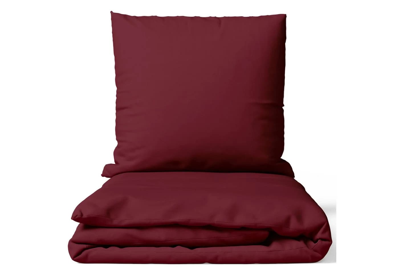 NYVI Bettwäsche DreamScience Mikrofaser Uni Rot - Bild 2