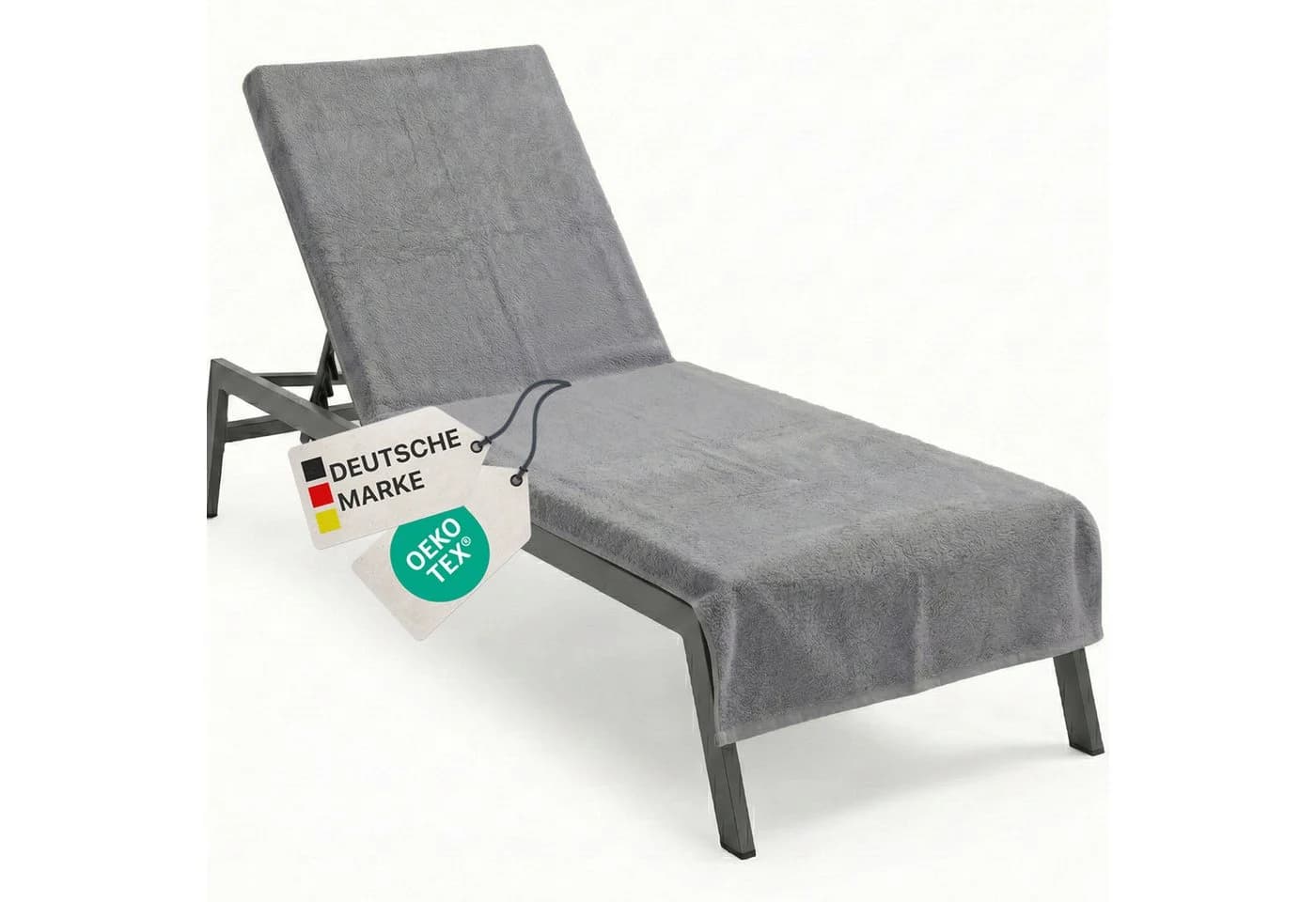 NYVI Strandtuch Frottee Schonbezug für Gartenliege NYVISpa 75x200 cm - Bild 2