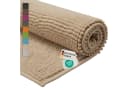 NYVI Badematten Set 2-teilig Chenille Beige Rutschfest Saugstark Bild 2