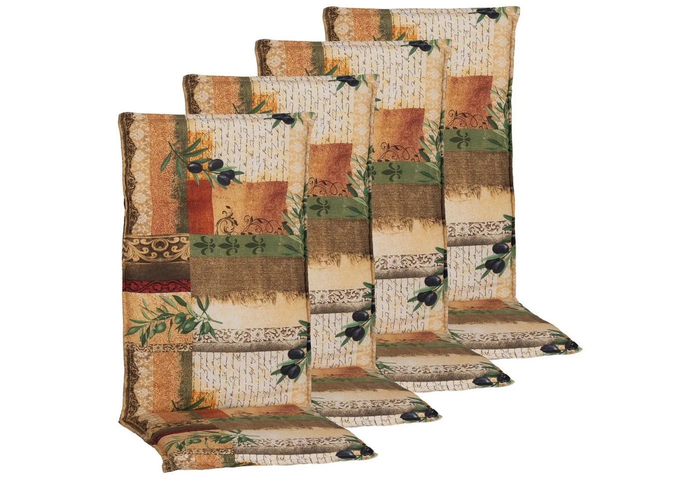 NYVI Stuhlauflage Rio 4er Set Pflegeleicht Robust Bequem - Bild 2