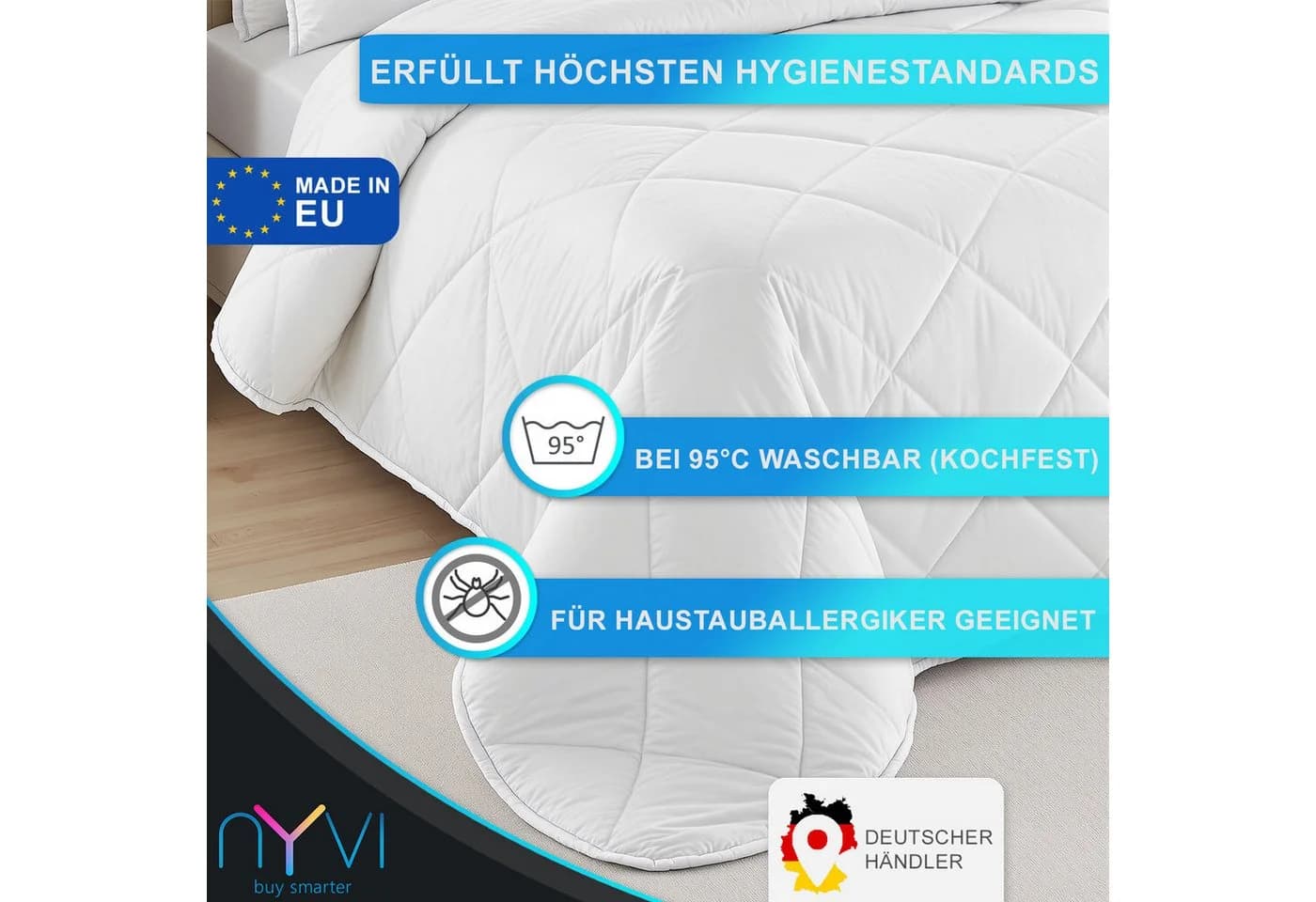 NYVI Sommerdecke DreamScience Comfort 135x200 cm - Bild 5