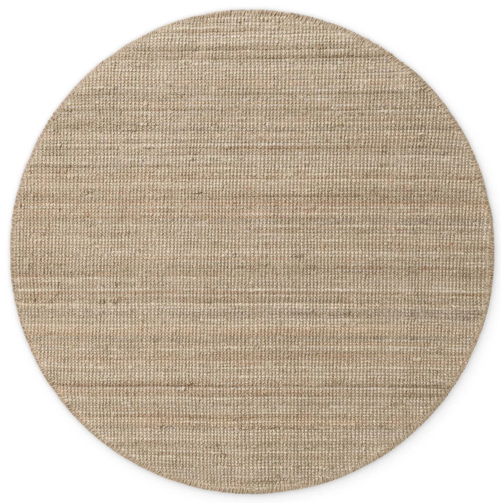 NYVI Teppich Bouclé Natur Grau Braun Jute - Bild 2