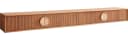 DELIFE Lowboard Surimu Akazie Hellbraun 4 Türen Kork-Griff Japandi Bild 1