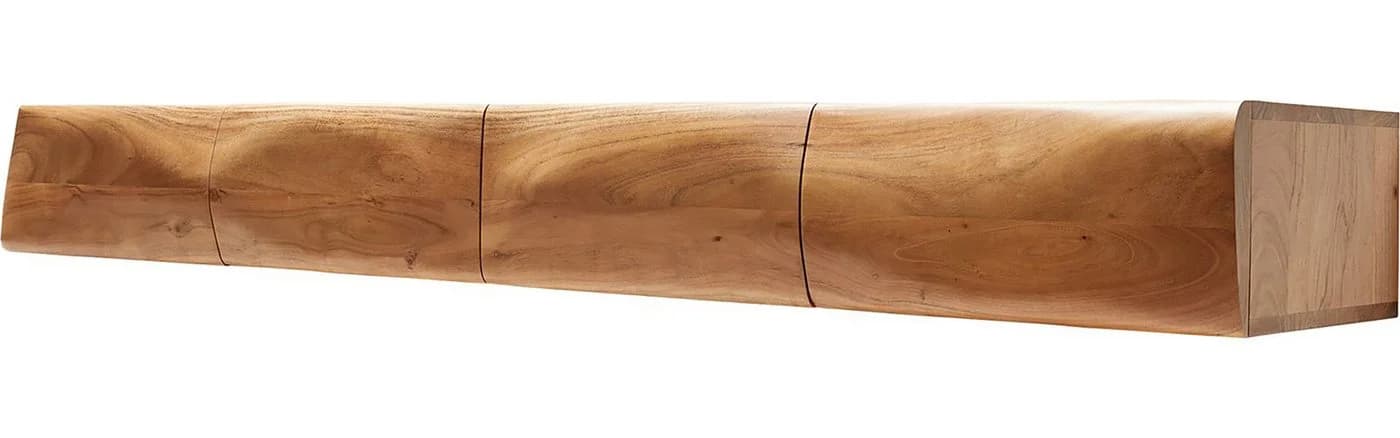 DELIFE Lowboard New Live-Edge Akazie Natur 175 cm 4 Türen - Bild 2