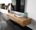 DELIFE Lowboard New Live-Edge Akazie Natur 175 cm 4 Türen Bild 3