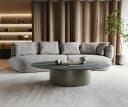 DELIFE Couchtisch Casilda Keramik Braun Titan Bild 3