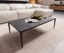 DELIFE Couchtisch Levente Keramik Anthrazit Schwarz Metall Bild 2
