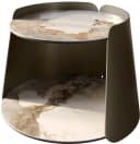 DELIFE Couchtisch Daban Keramik Weiß-Beige Modern Bild 2