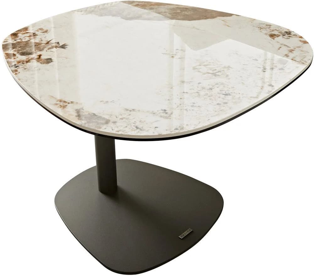 DELIFE Couchtisch Elenya Keramik Weiß-Beige - Bild 2