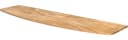 DELIFE Wandregal Edge Akazie Natur 100 cm Massivholz Bild 2