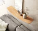 DELIFE Wandregal Edge Akazie Natur 100 cm Massivholz Bild 5
