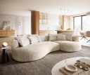 DELIFE Big-Sofa Edina Cord Beige Bild 2