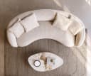 DELIFE 3-Sitzer Larna Sofa Beige Cord Bild 5