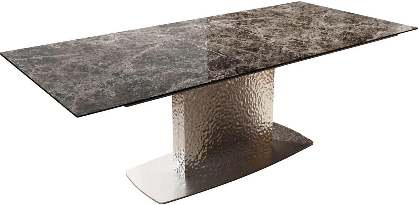 DELIFE Esstisch Edge Keramik Ausziehbar Emperador Extra - Bild 2