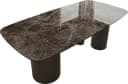DELIFE Esstisch Edge Keramik Emperador Extra Dunkelbraun Bild 2