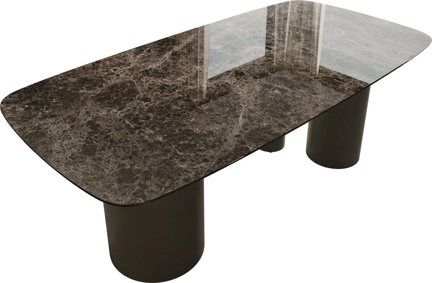 DELIFE Esstisch Edge Keramik Emperador Extra Dunkelbraun - Bild 2