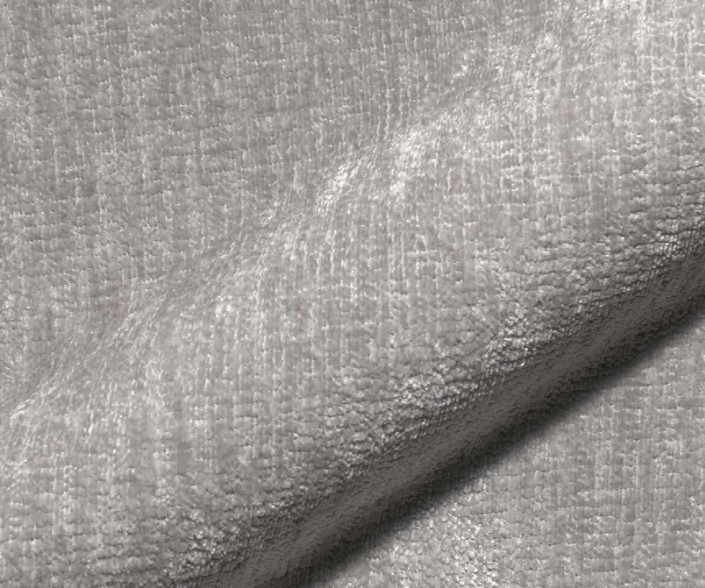 DELIFE Polsterstuhl Jova-Flex mit Armlehnen Chenille Silbergrau Edelstahl - Bild 4