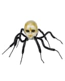 Horror-Deko Spinne mit Puppenkopf 60cm Schwarz Bild 2