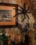Horror-Shop Deko-Spinne Schwarz-Grau Halloween Deko Bild 5