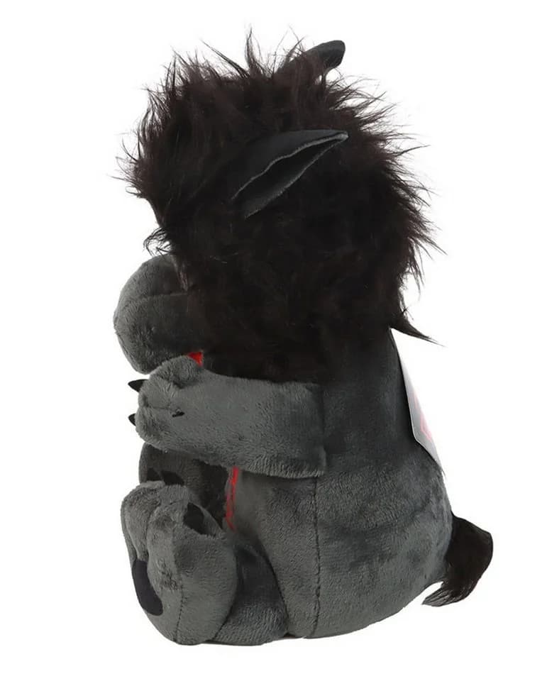 Horror-Shop Plüschfigur Schwarzer Gothic Werwolf Kuscheltier - Bild 3