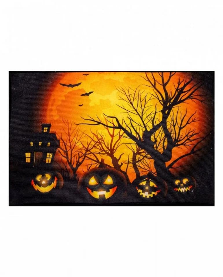Horror-Shop Jack o Lantern Halloween Kürbis Fußmatte - Bild 2