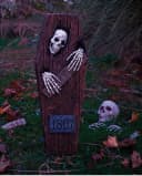 Horror-Shop Ausbrechendes Skelett Halloween Deko 69 cm Bild 1