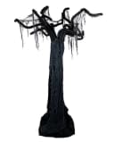 Horror-Shop Unheimlicher Halloween Geisterbaum Deko 260 cm Schwarz Grau Bild 2