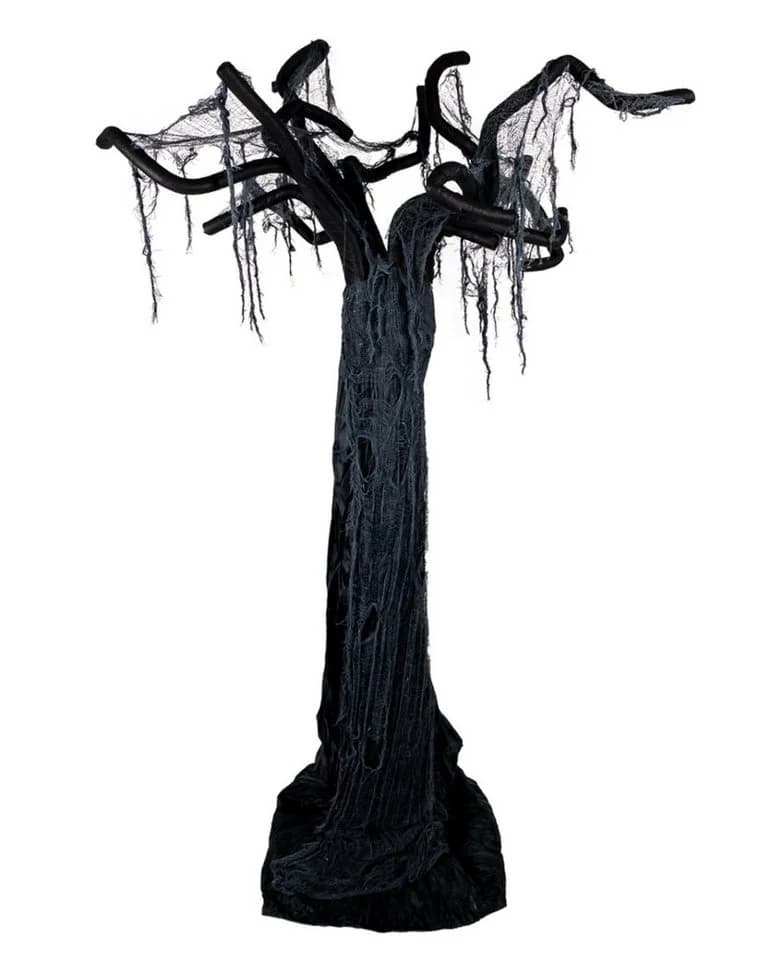 Horror-Shop Unheimlicher Halloween Geisterbaum Deko 260 cm Schwarz Grau - Bild 2