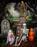 Horror-Shop 3-teiliger Kürbisturm zum Stapeln Orange Braun Bild 4