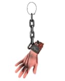 Horror-Shop Dekoobjekt Blutige abgetrennte Hand mit Folterkette Bild 2