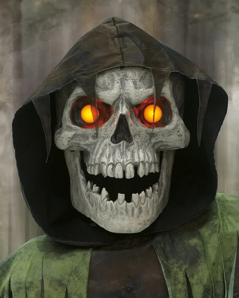 Horror-Shop Halloween Skelett Animatronic Groundbreaker Beige/Braun/Grün - Bild 3