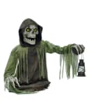 Horror-Shop Halloween Skelett Animatronic Groundbreaker Beige/Braun/Grün Bild 4