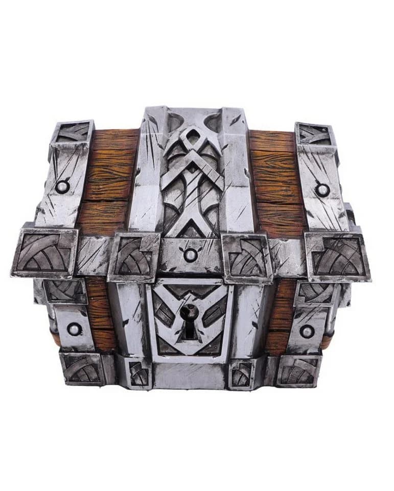 Horror-Shop World of Warcraft Silbergebundene Schatzkiste Dekofigur - Bild 2