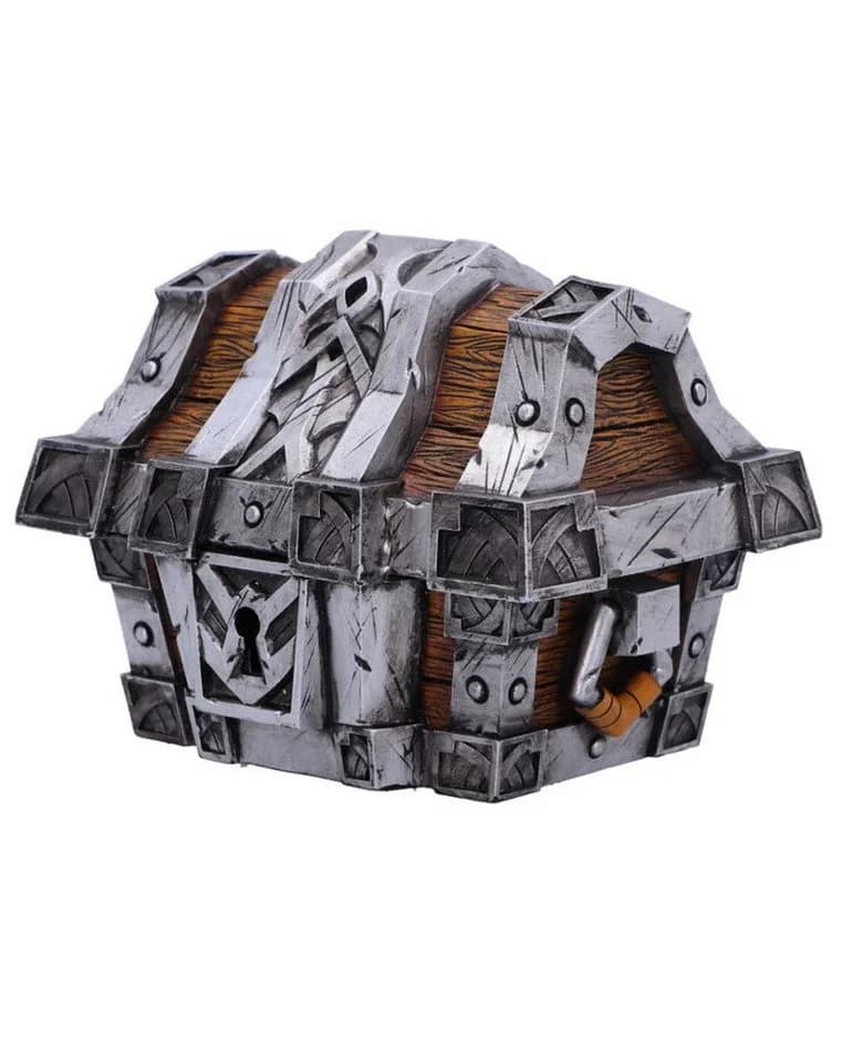 Horror-Shop World of Warcraft Silbergebundene Schatzkiste Dekofigur - Bild 3