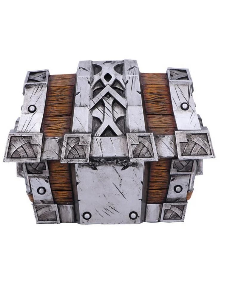 Horror-Shop World of Warcraft Silbergebundene Schatzkiste Dekofigur - Bild 4