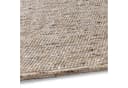 TaCa Home Wollteppich Handgewebt 100% Schurwolle Meliert Uni Bild 3