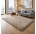 TaCa Home Langflor-Teppich Shaggy Teppich Langflor 60 mm Beige Bild 2