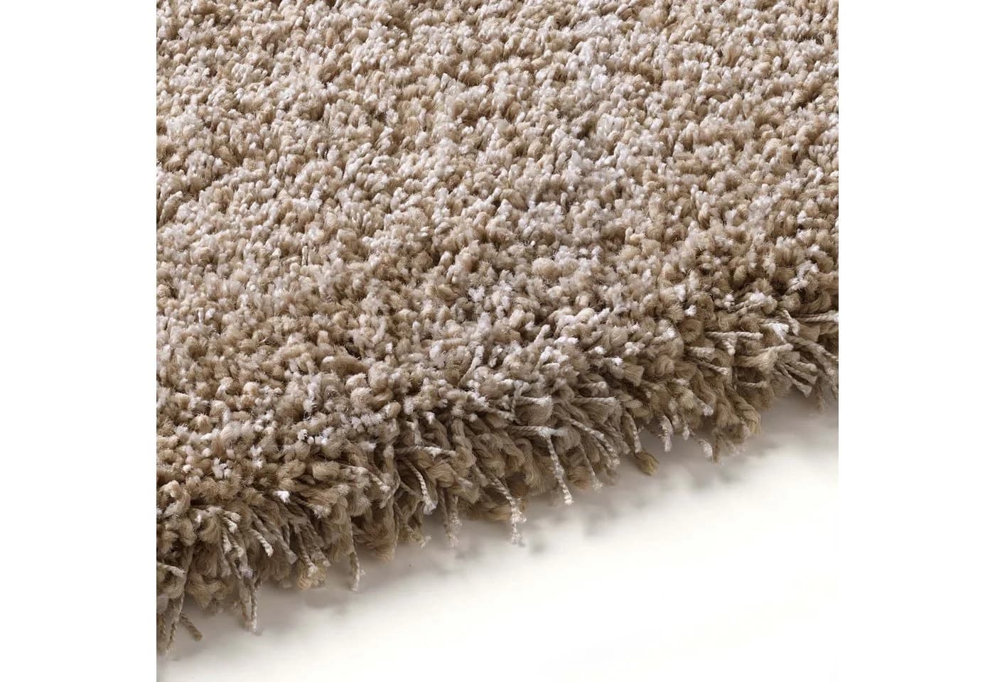 TaCa Home Langflor-Teppich Shaggy Teppich Langflor 60 mm Beige - Bild 4