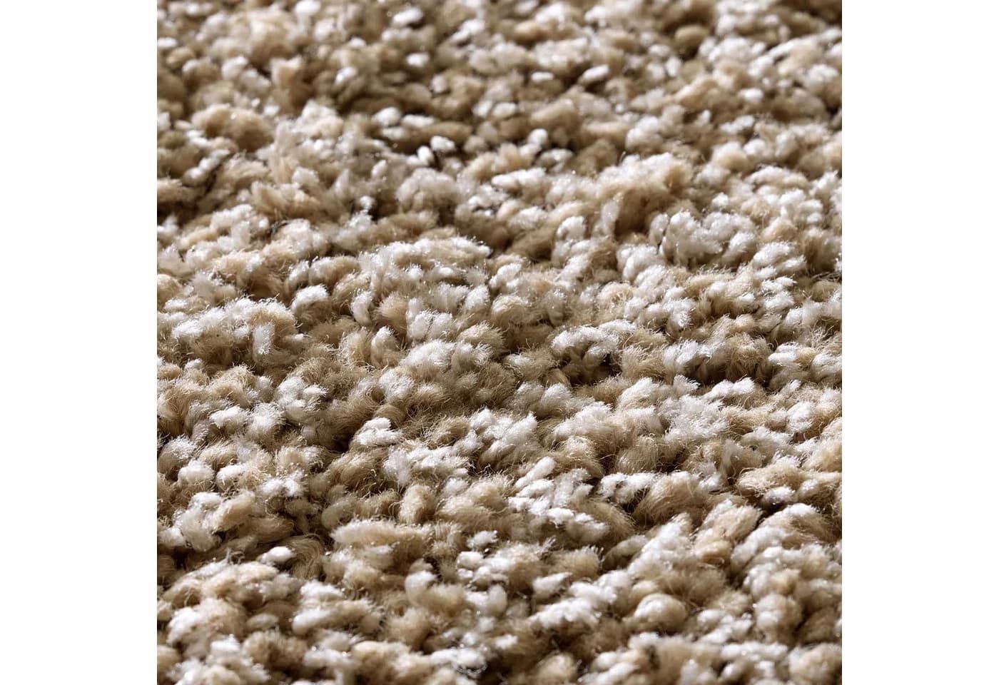 TaCa Home Langflor-Teppich Shaggy Teppich Langflor 60 mm Beige - Bild 5