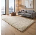 TaCa Home Shaggy Teppich Langflor Weißgrau Bild 2