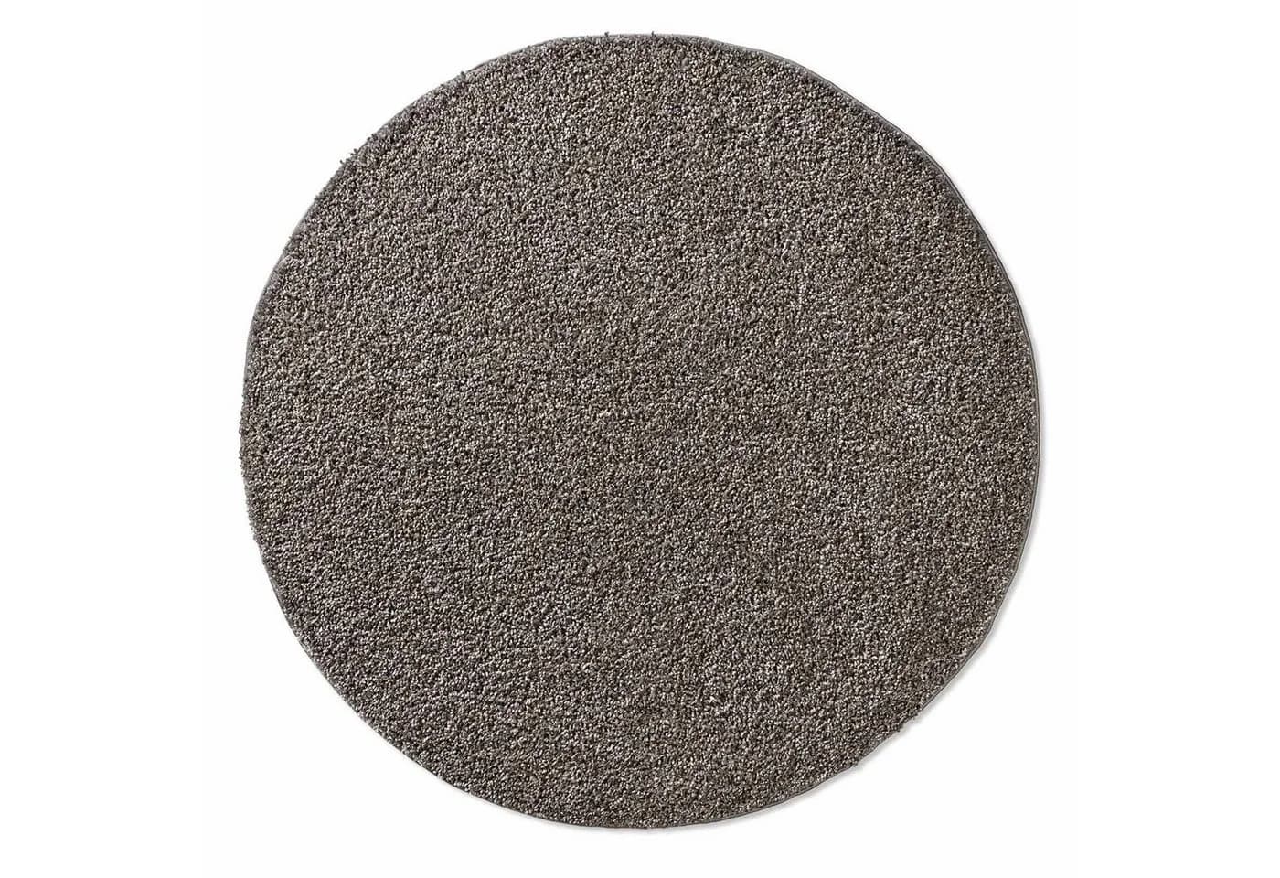 TaCa Home Langflor-Teppich Shaggy Anthrazit 80 cm Rund - Bild 2