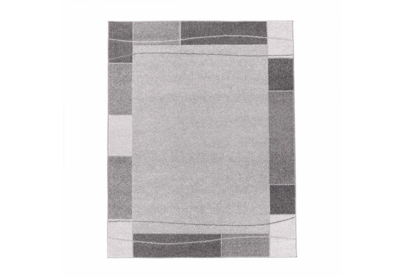TaCa Home Teppich Modern Retro Grau 80x150 cm