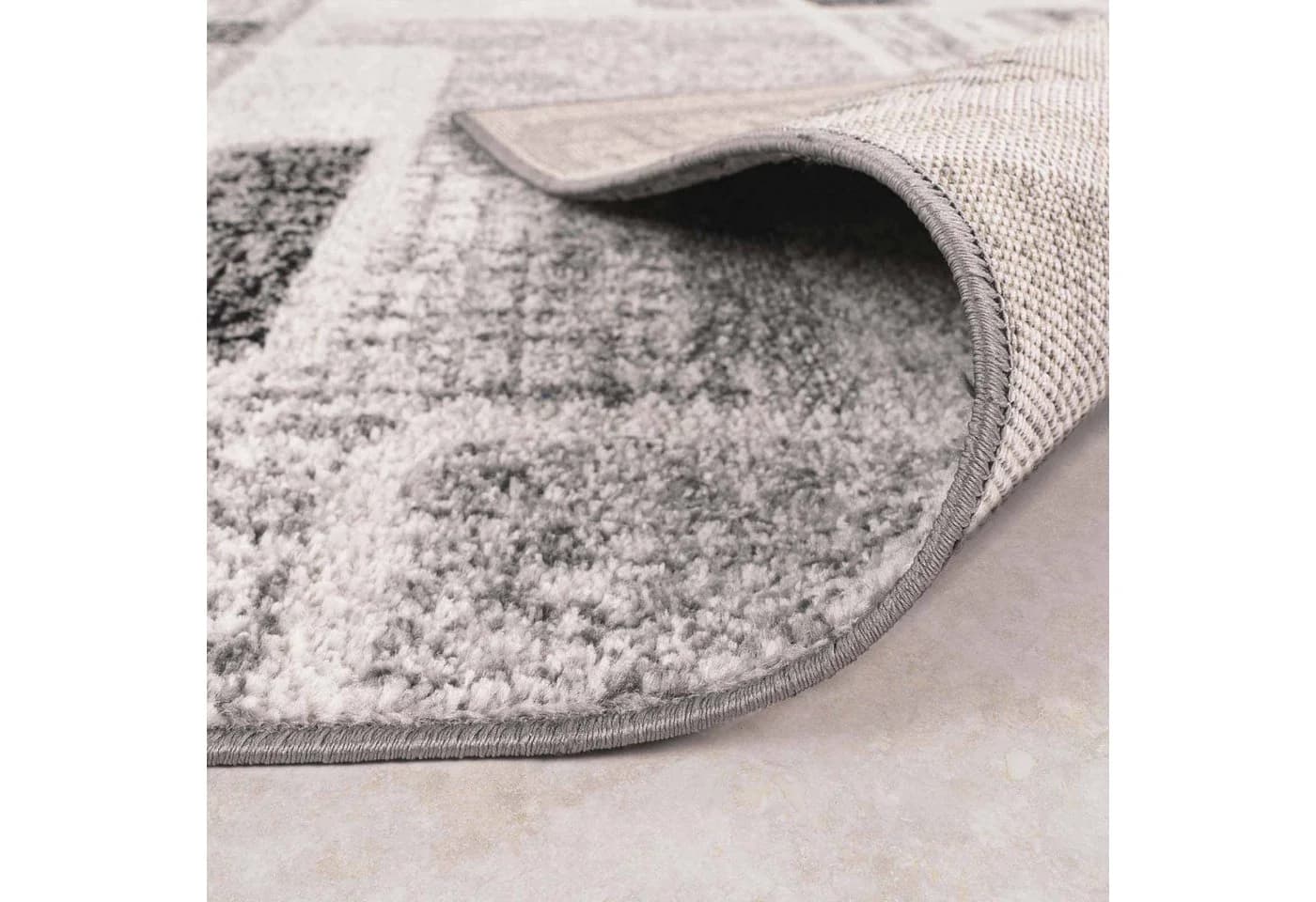 TaCa Home Teppich Modern Retro Grau 80x150 cm - Bild 3