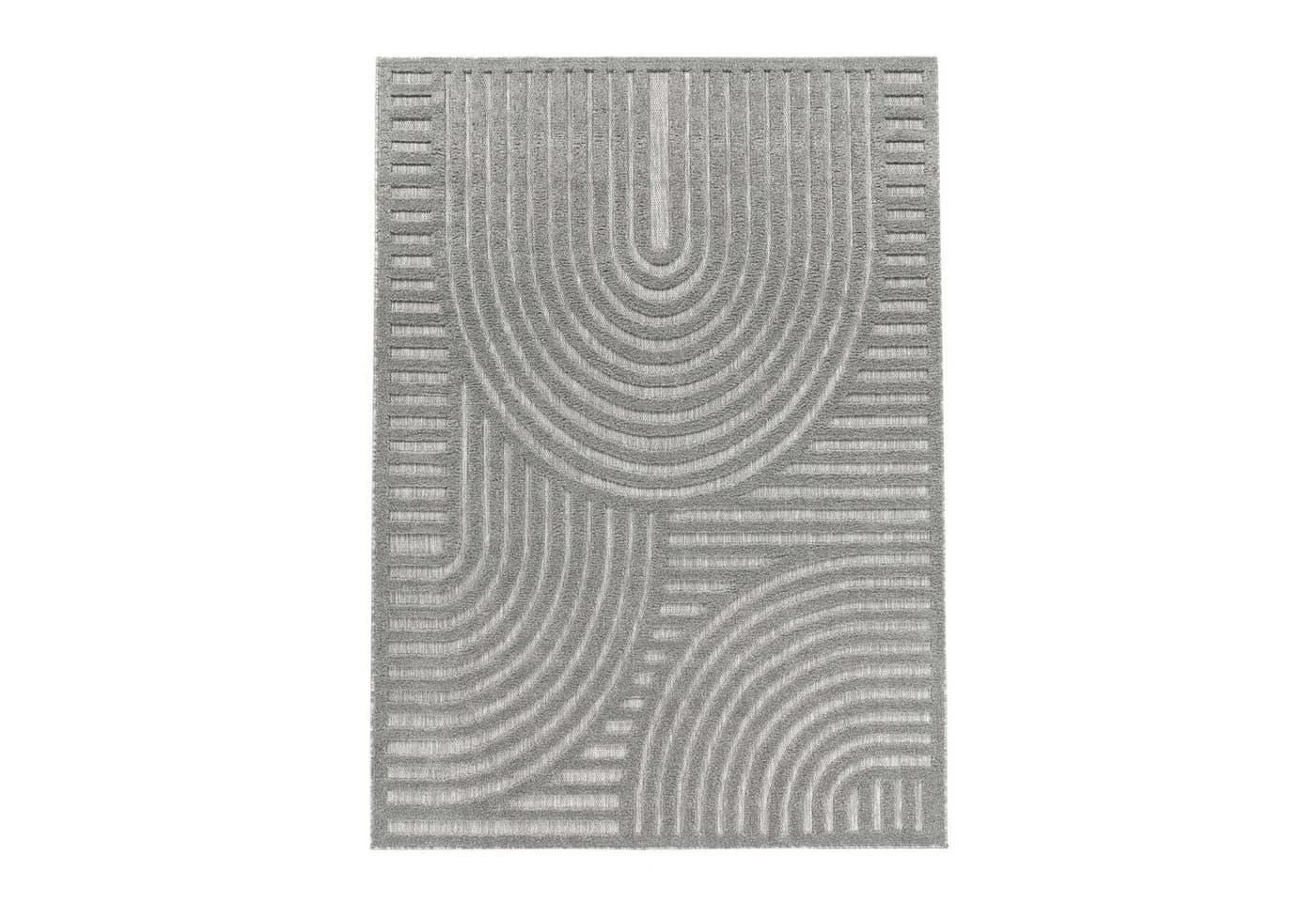 TaCa Home Outdoor Teppich Wetterfest Boho Grau - Bild 3