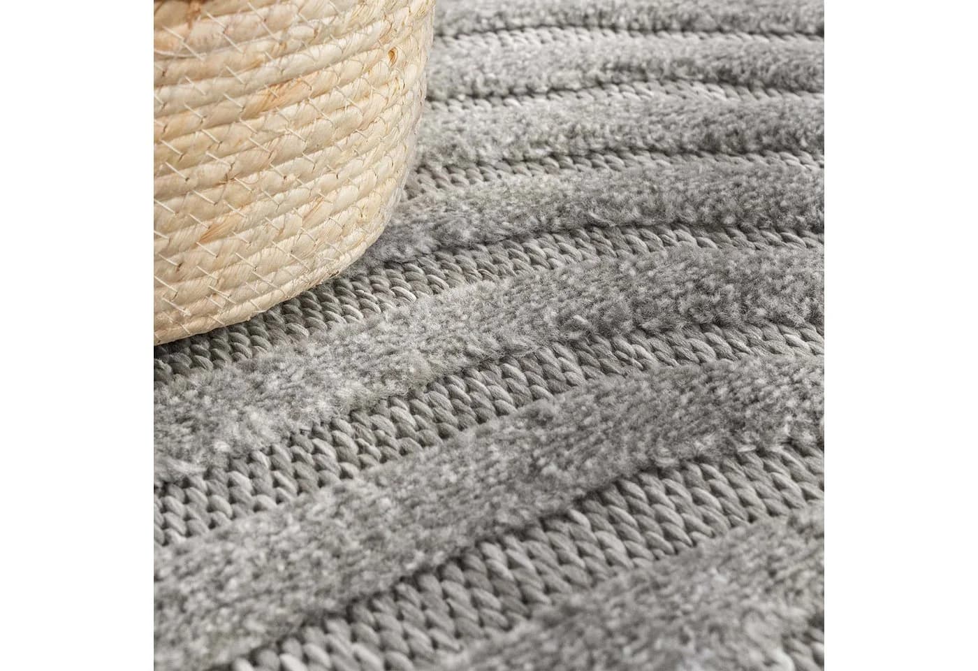 TaCa Home Outdoor Teppich Wetterfest Boho Grau - Bild 4