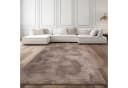 TaCa Home Teppich Taupe Kunsthasenfell Imitat Modern Bild 2