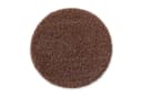 TaCa Home Shaggy Teppich Rostbraun Rund 120 cm Bild 3